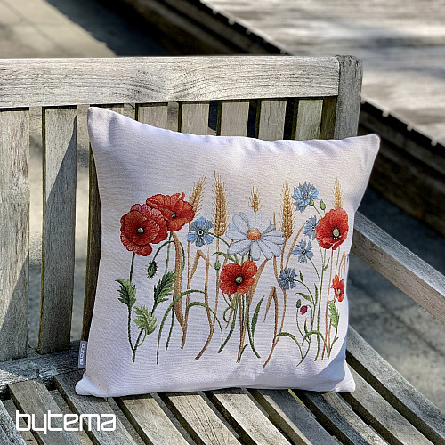 Funda de cojín tapiz FLORES DE CAMPO