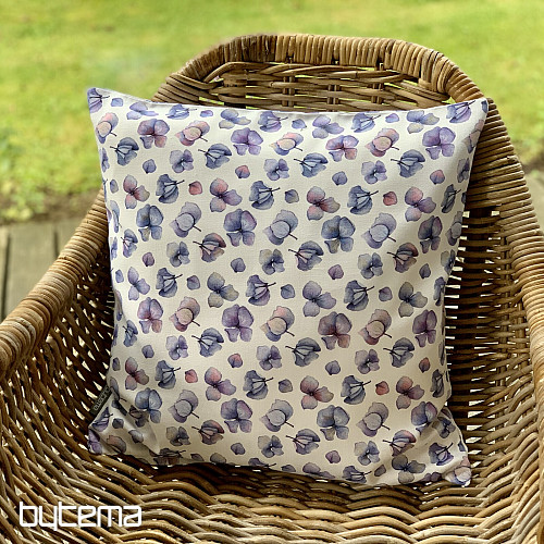 Revestimiento decorativo MONTANA VIOLETA FLORES AZULES