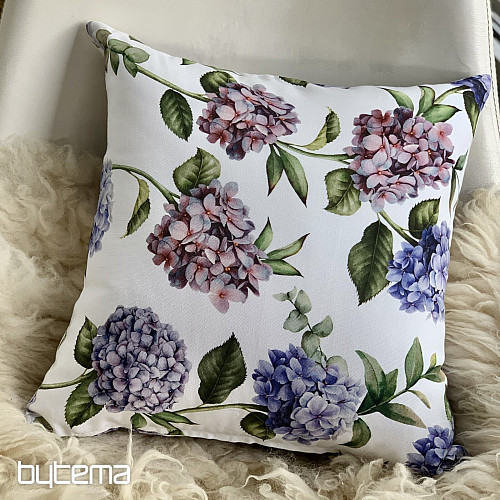 Funda de cojín decorativa AZUL HORTENSIA