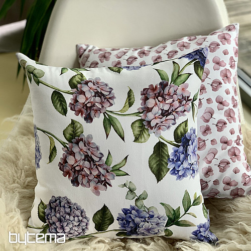 Funda de cojín decorativa AZUL HORTENSIA
