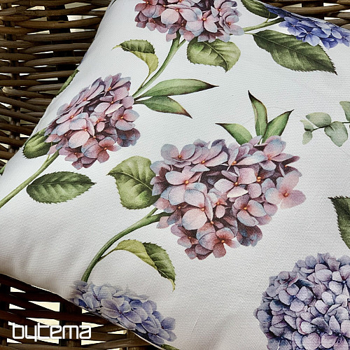 Funda de cojín decorativa AZUL HORTENSIA