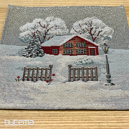 Mantel, mantón y mesa de gobelino INVIERNO IDYLKA