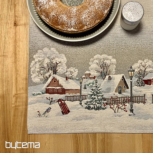 Mantel, mantón y mesa de gobelino INVIERNO IDYLKA