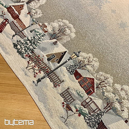 Mantel, mantón y mesa de gobelino INVIERNO IDYLKA
