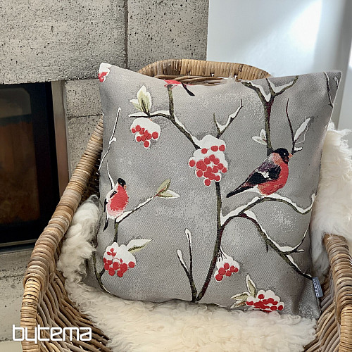 Almohada de lujo HÍL beige-gris