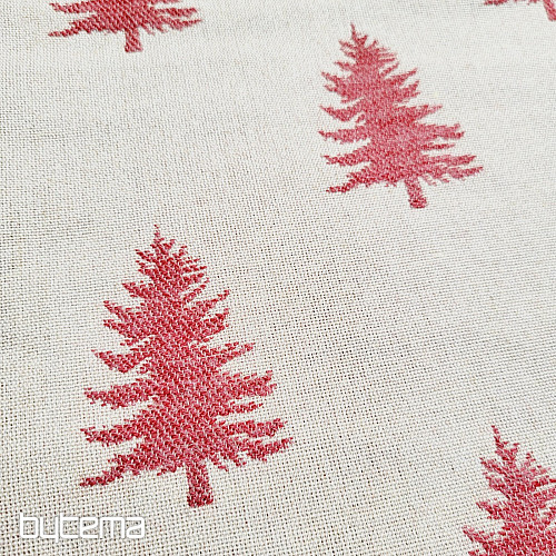Tela decorativa de lujo APPIANO ROJO