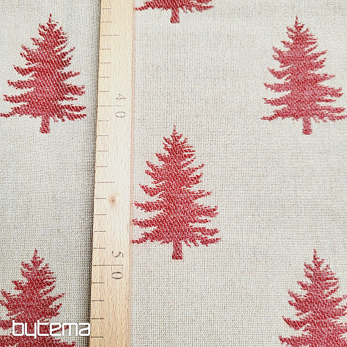 Tela decorativa de lujo APPIANO ROJO