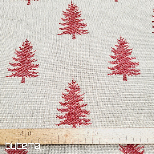 Tela decorativa de lujo APPIANO ROJO