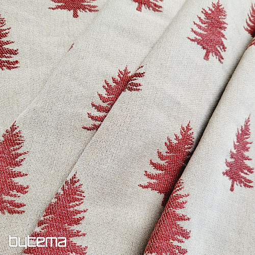 Tela decorativa de lujo APPIANO ROJO