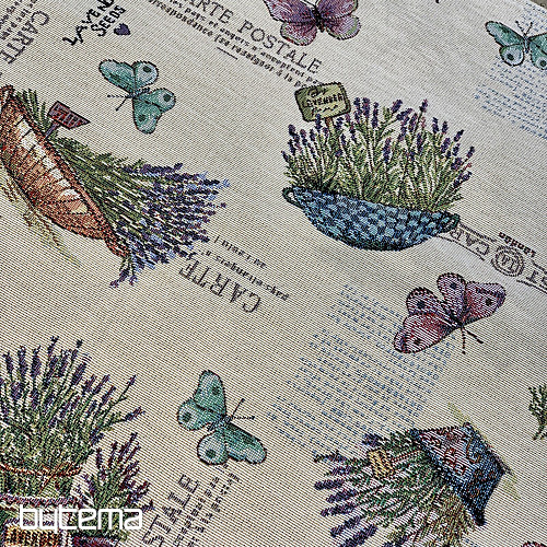 Mantel tapiz y mantón JARDÍN LAVANDA 2