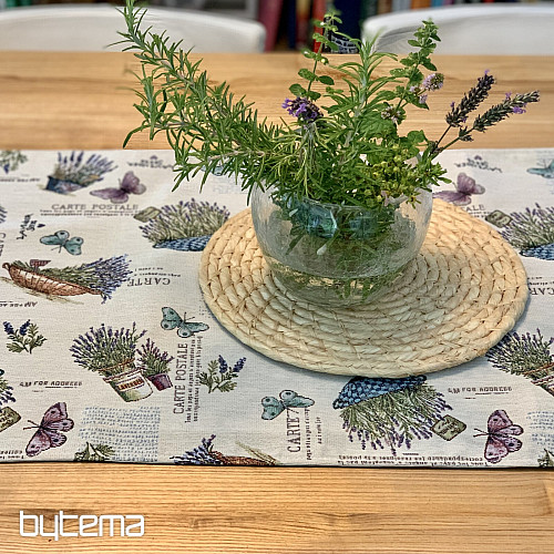 Mantel tapiz y mantón JARDÍN LAVANDA 2