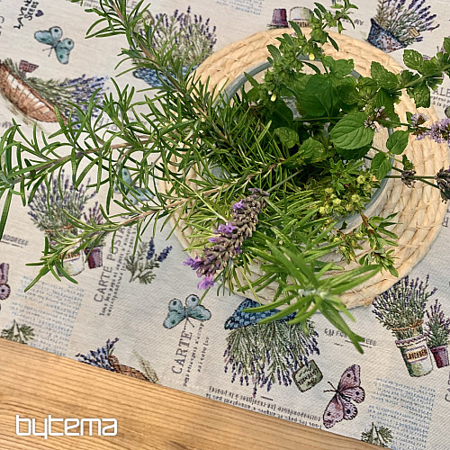 Mantel tapiz y mantón JARDÍN LAVANDA 2