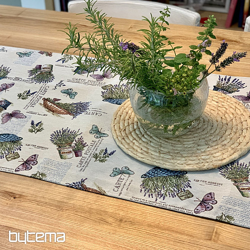 Mantel tapiz y mantón JARDÍN LAVANDA 2