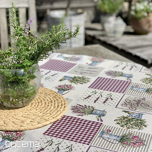 Mantel tapiz y chal FLORES DE PROVENZA