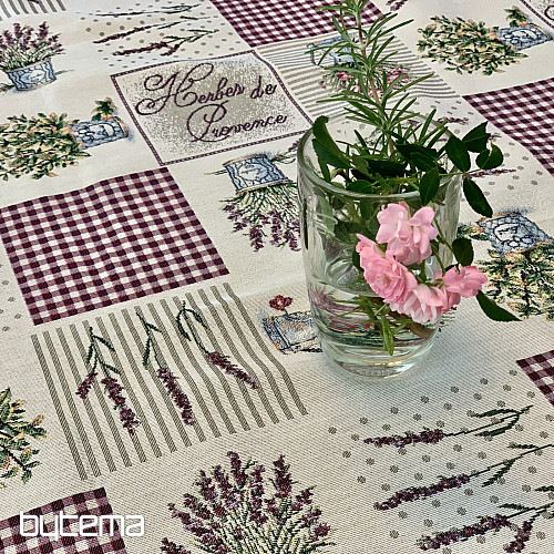 Mantel tapiz y chal FLORES DE PROVENZA