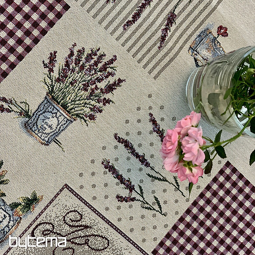Mantel tapiz y chal FLORES DE PROVENZA