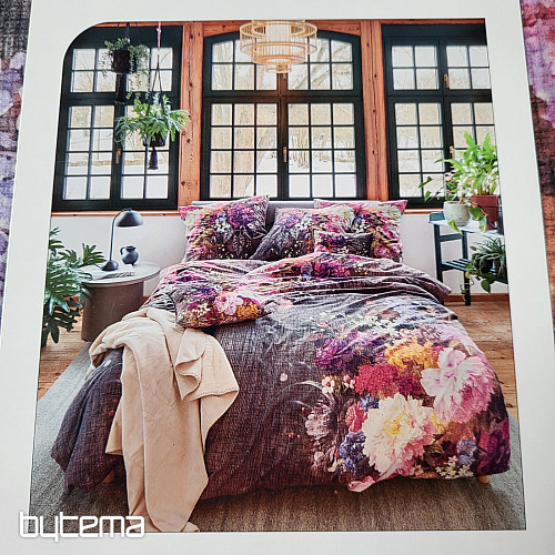 Ropa de cama de franela de lujo IRISETTE ZOBEL 8551-90 FLORES DE PUNTO