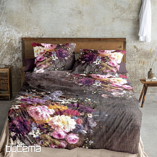 Ropa de cama de franela de lujo IRISETTE ZOBEL 8551-90 FLORES DE PUNTO