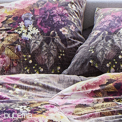 Ropa de cama de franela de lujo IRISETTE ZOBEL 8551-90 FLORES DE PUNTO