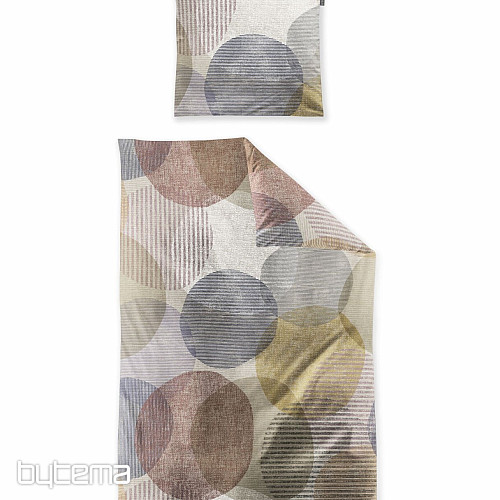 Ropa de cama de franela de lujo IRISETTE ZOBEL 8553-50 RUEDAS DE COLOR