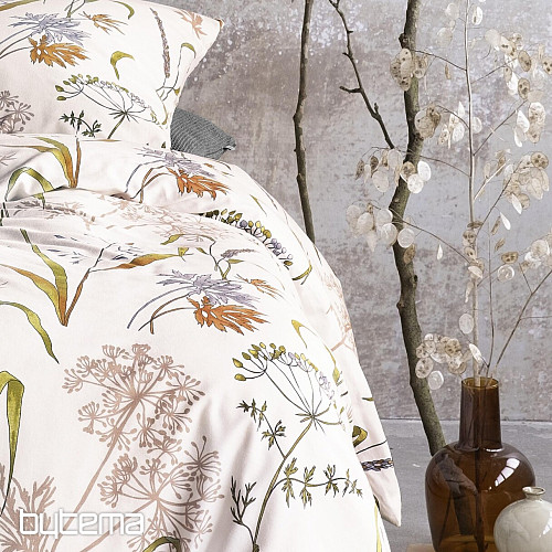 Ropa de cama de franela de lujo IRISETTE KOALA 8425-90 MEADOW GRASS blanco