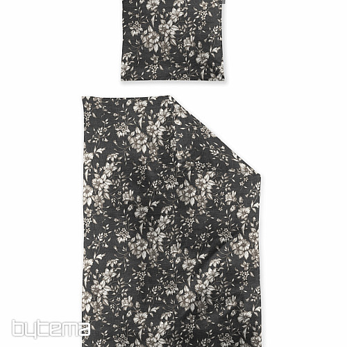 Ropa de cama de franela de lujo IRISETTE ZOBEL 8558-11 negro