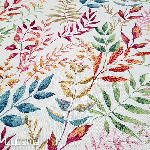 Tela decorativa MARACAIBO hojas de colores