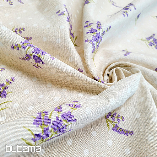 Tela decorativa lunares LAVANDA