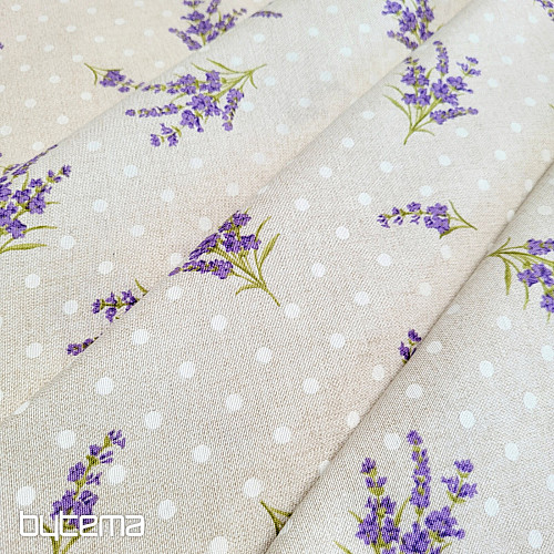 Tela decorativa lunares LAVANDA