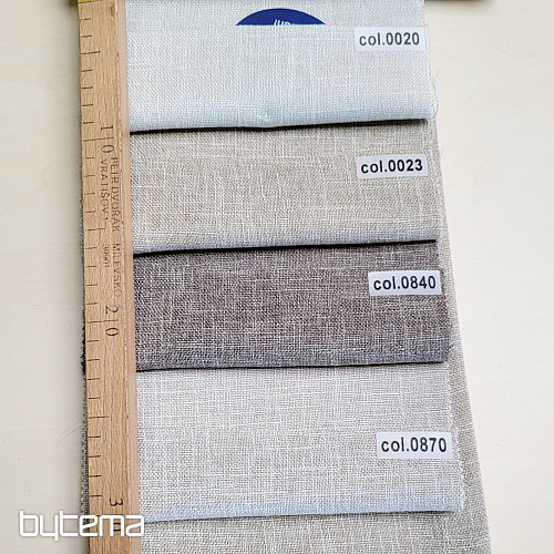 Tela decorativa de diseño monocromática de lujo GERSTER 77049/23 BEIGE