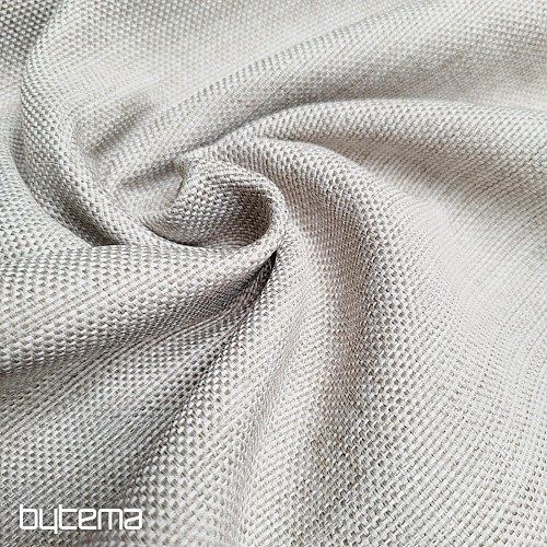 Cortina decorativa terminada GERSTER DIM OUT 77005/840 GRIS BEIGE