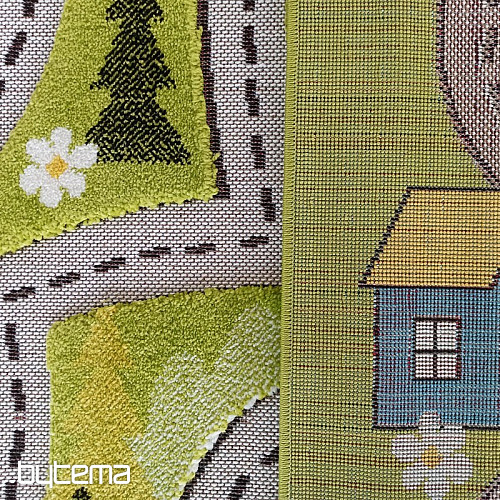 Alfombra infantil Color Kids 02 verde