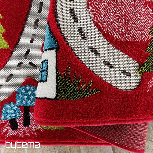 Alfombra infantil Color Kids 02 rojo