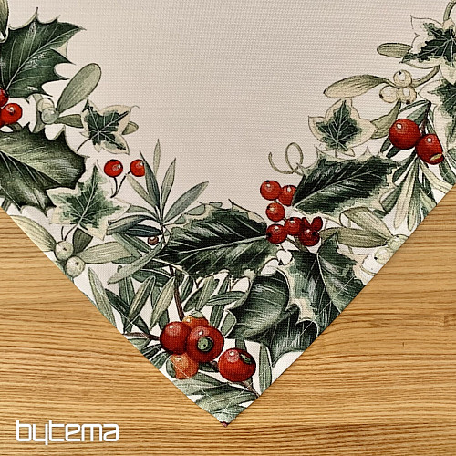 Mantel Navidad BAYAS ROJAS