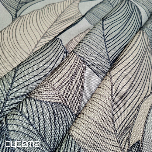 Tela decorativa MAXI LISTY gris