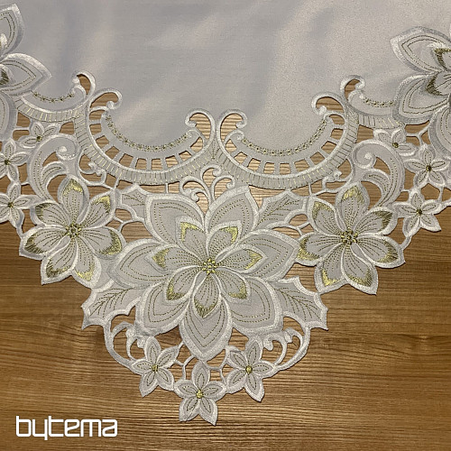 Mantel navideño bordado ESTRELLA ORO