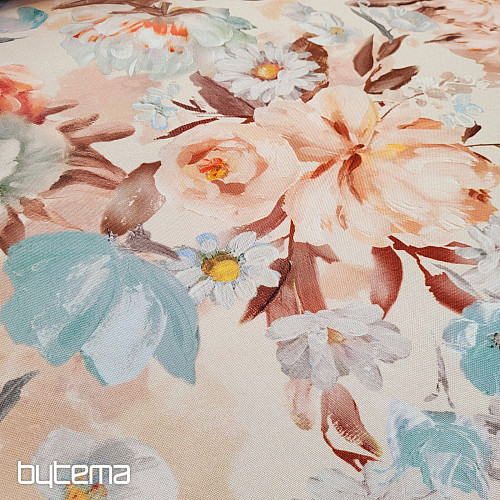 Tela decorativa JARDÍN rosa