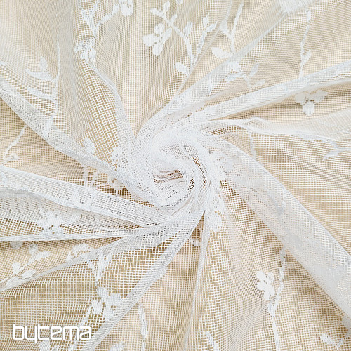 Cortina jacquard FLORES