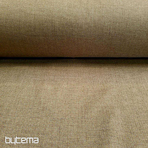 Tela decorativa de diseño monocolor ALBA 2/10 SV. MARRÓN