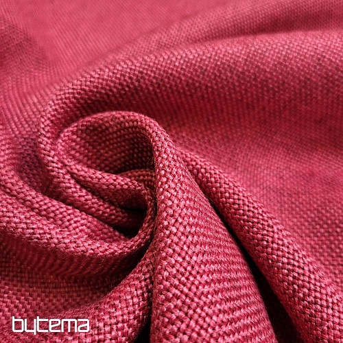 Tela decorativa de diseño monocolor ALBA 2/15 ROJO