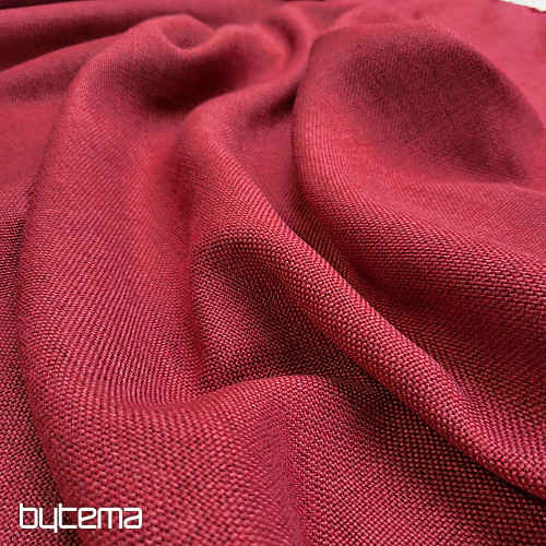 Tela decorativa de diseño monocolor ALBA 2/15 ROJO