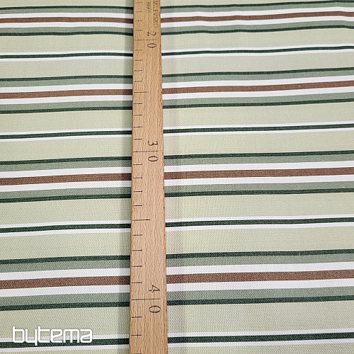 Tela decorativa RAYAS VERDES
