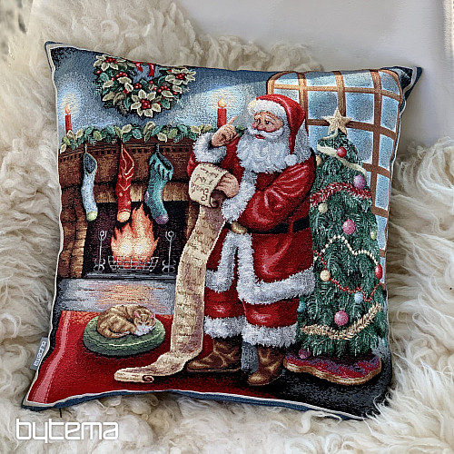 Funda tapiz navideño PAPÁ PAPÁ EN LA CHIMENEA