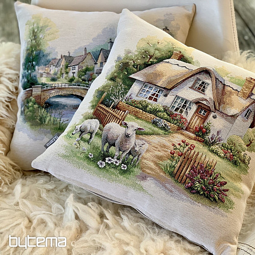 Funda de cojín tapiz OVEJAS COTSWOLDS