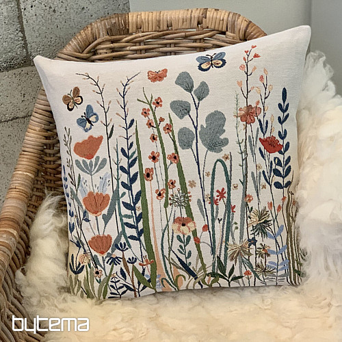 Funda de cojín tapiz PRADO SALVAJE beige