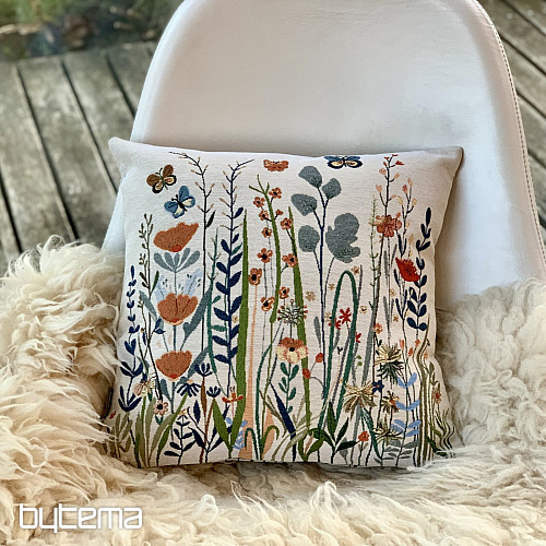 Funda de cojín tapiz PRADO SALVAJE beige