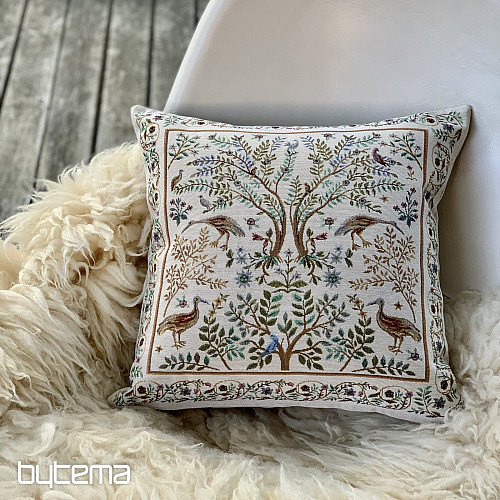 Funda de cojín tapiz WILLIAM MORRIS beige