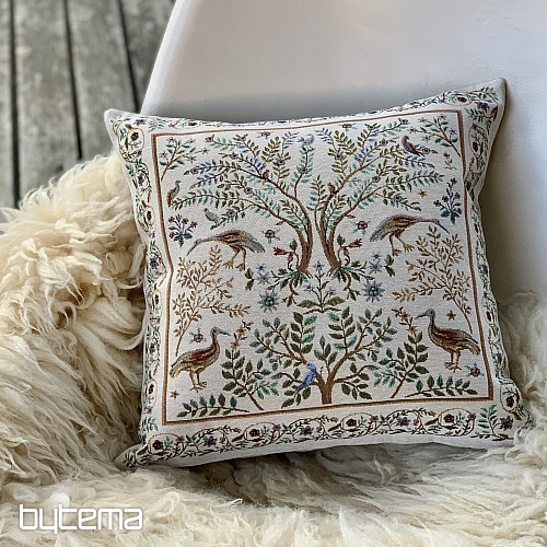 Funda de cojín tapiz WILLIAM MORRIS beige