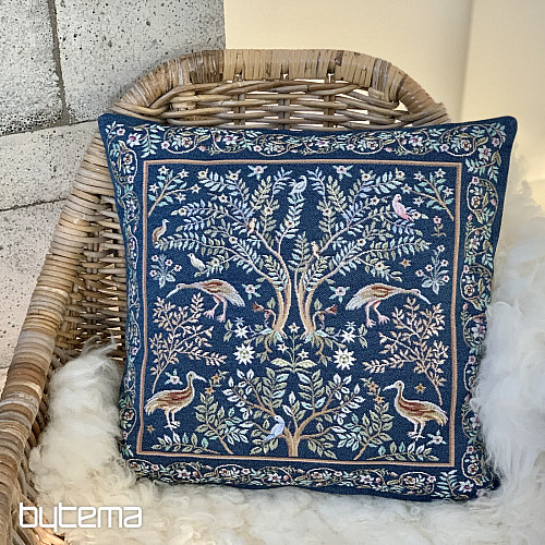 Funda de cojín tapiz WILLIAM MORRIS azul