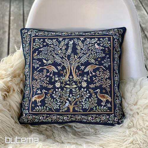 Funda de cojín tapiz WILLIAM MORRIS azul
